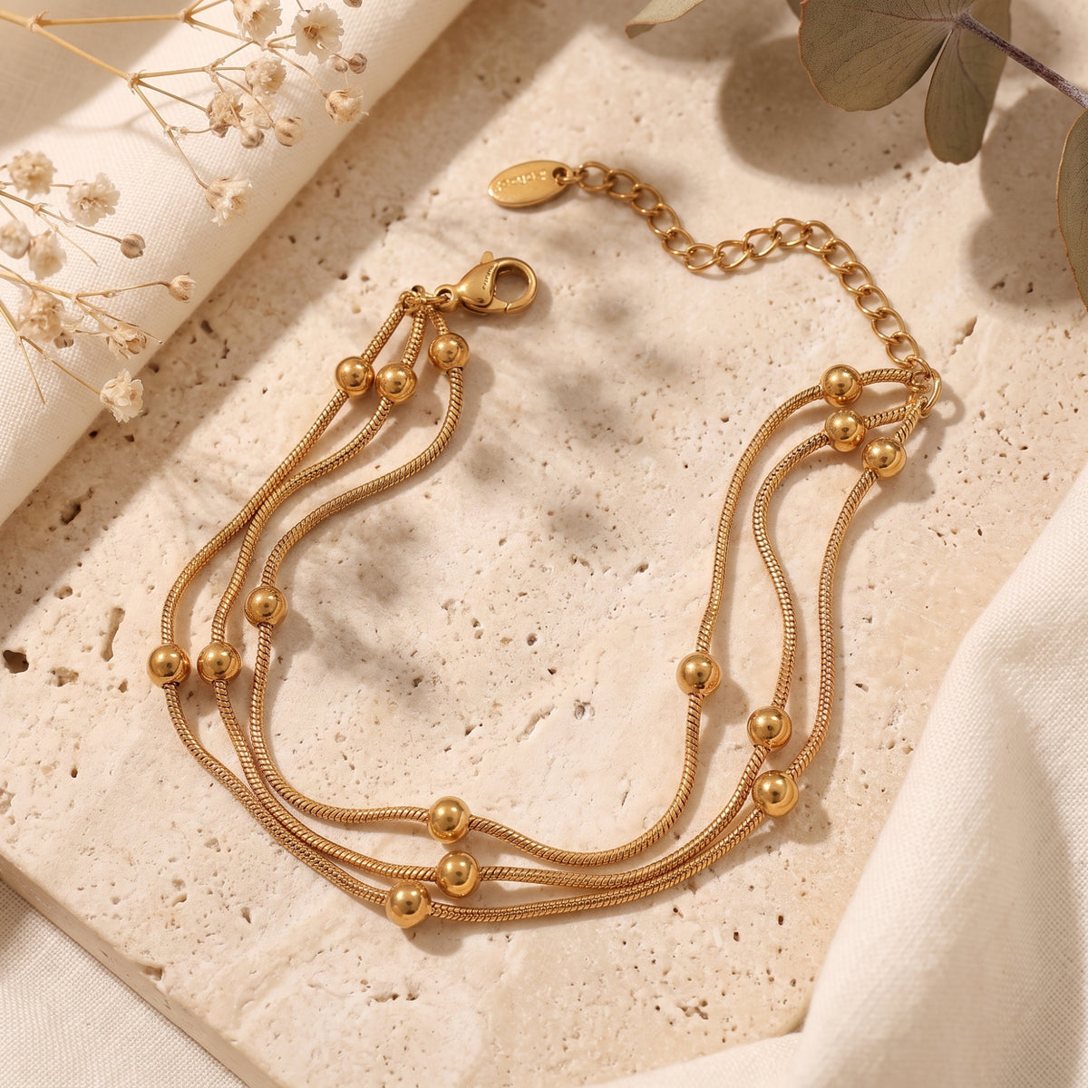 The Layered Bead Bracelet