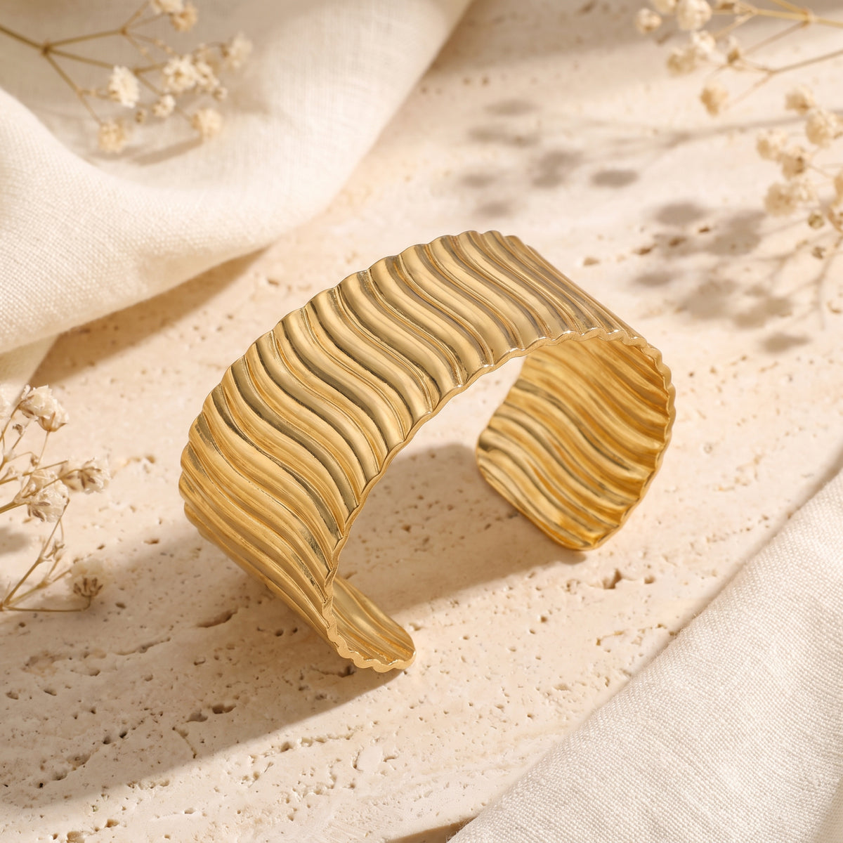 The Ripple Cuff Bracelet