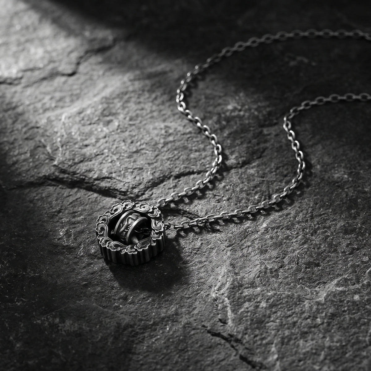 The Cloud Wheel Pendant Necklace