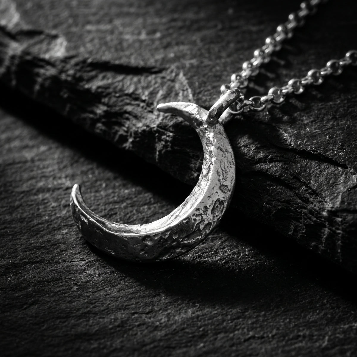 The Cratered Moon Necklace
