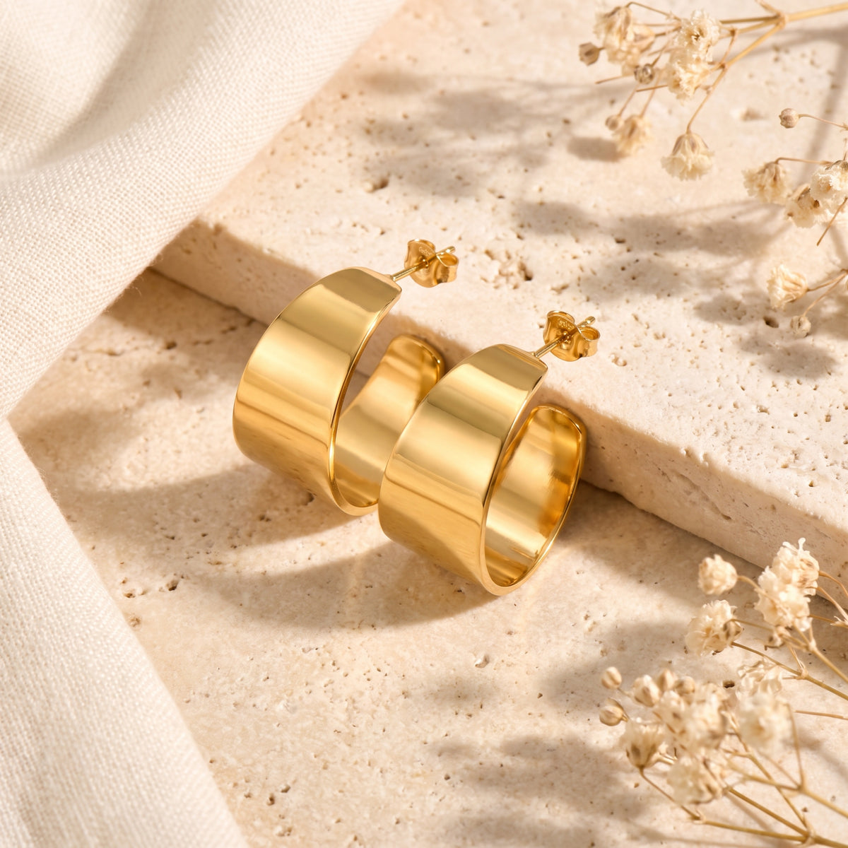 The Flared Statement Earrings