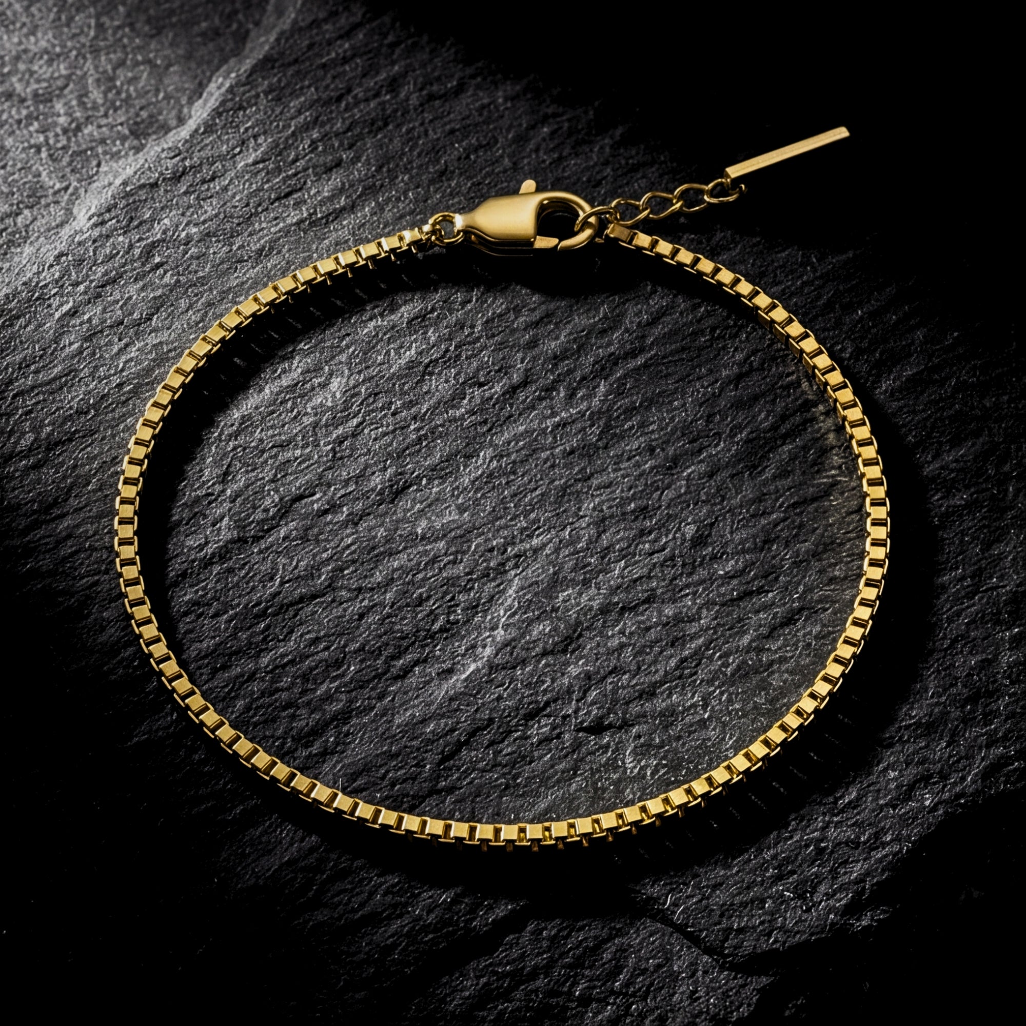 The Boxcar Bracelet - Gold
