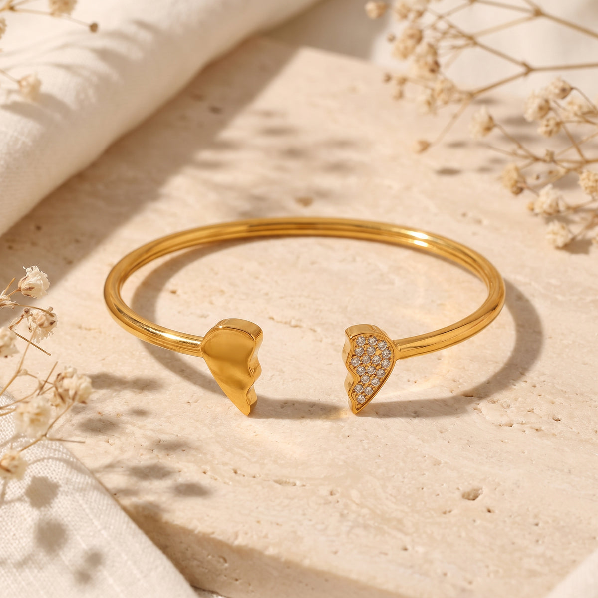 The Broken Heart Cuff Bracelet