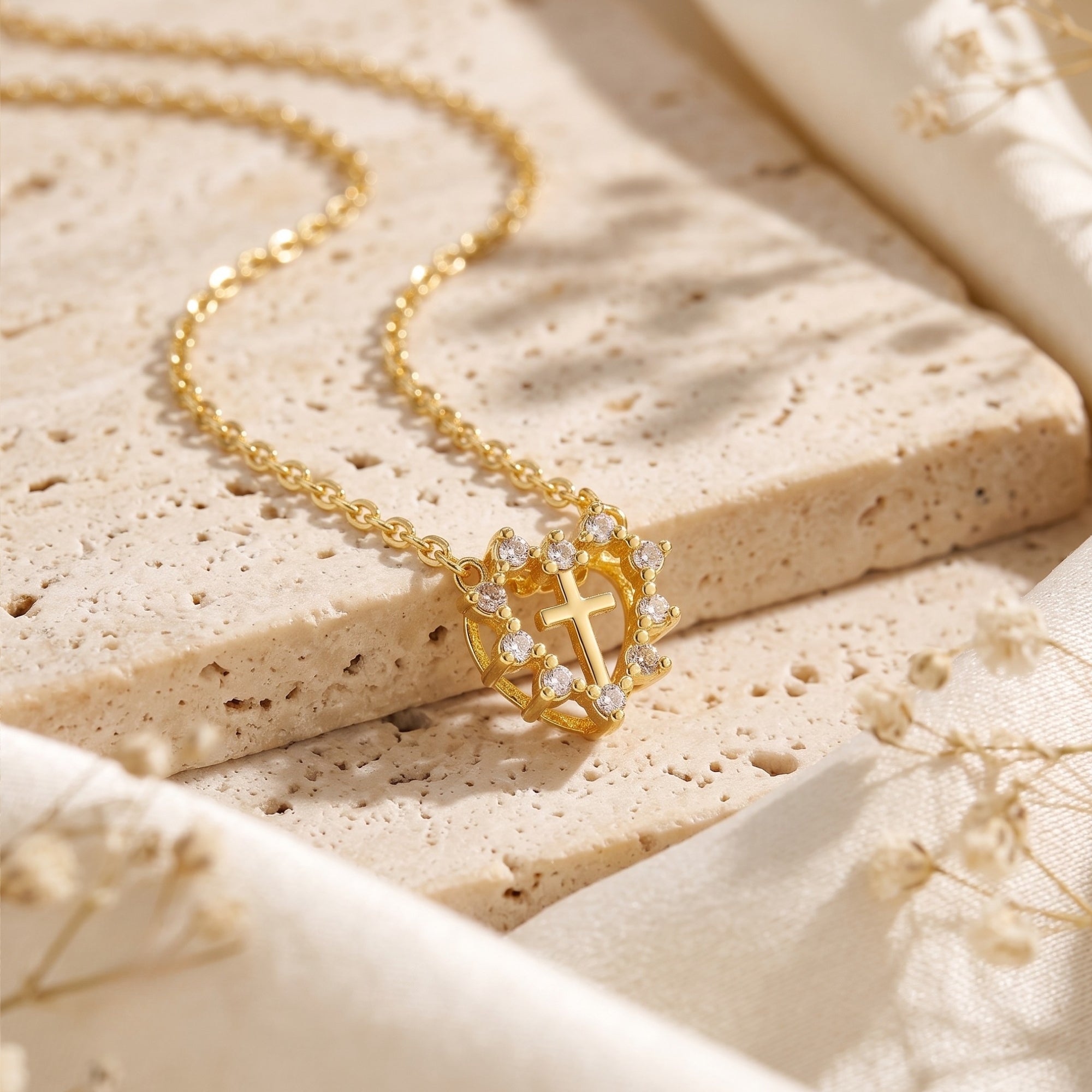 The Sacred Heart Halo Necklace