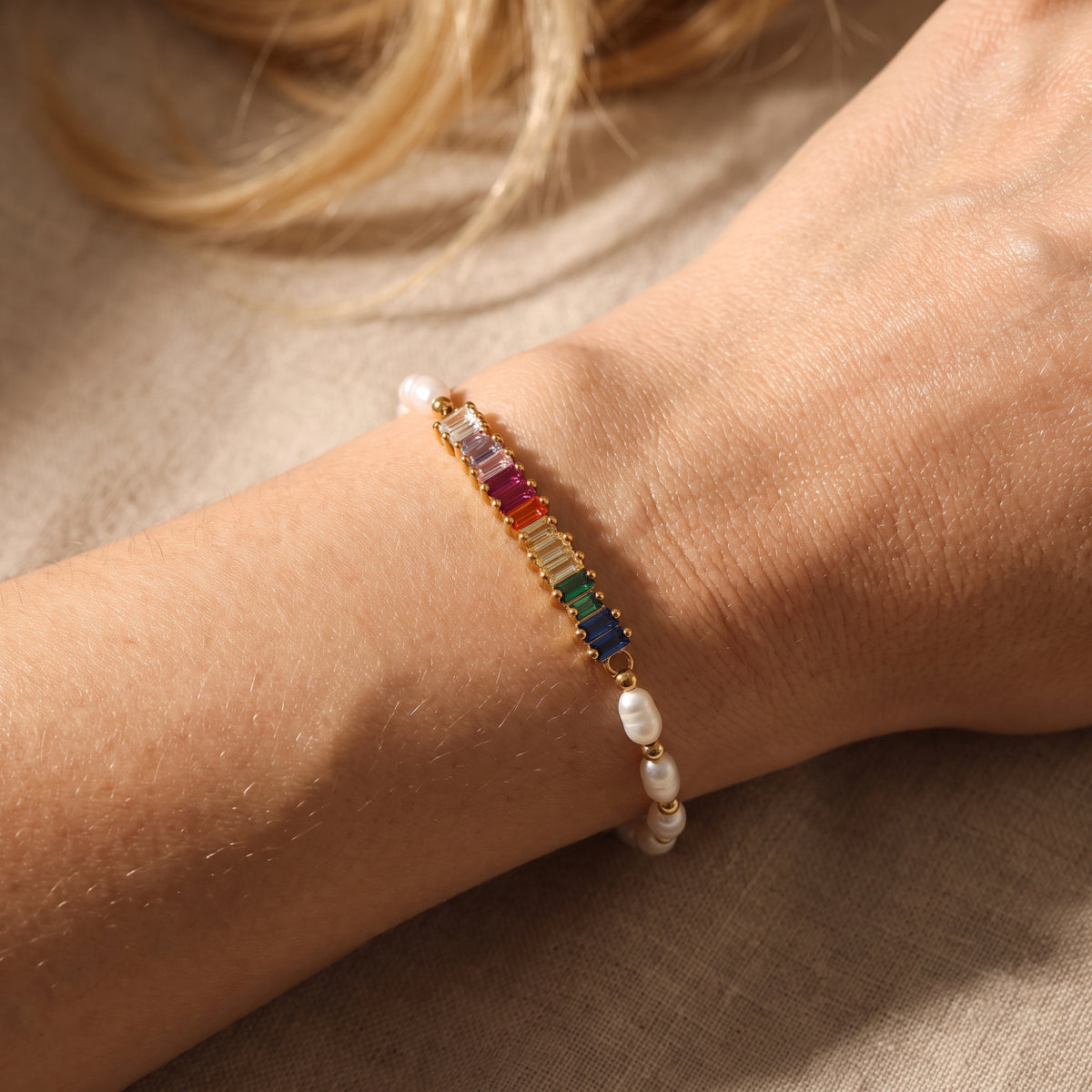 The Prism Baguette Bar Bracelet