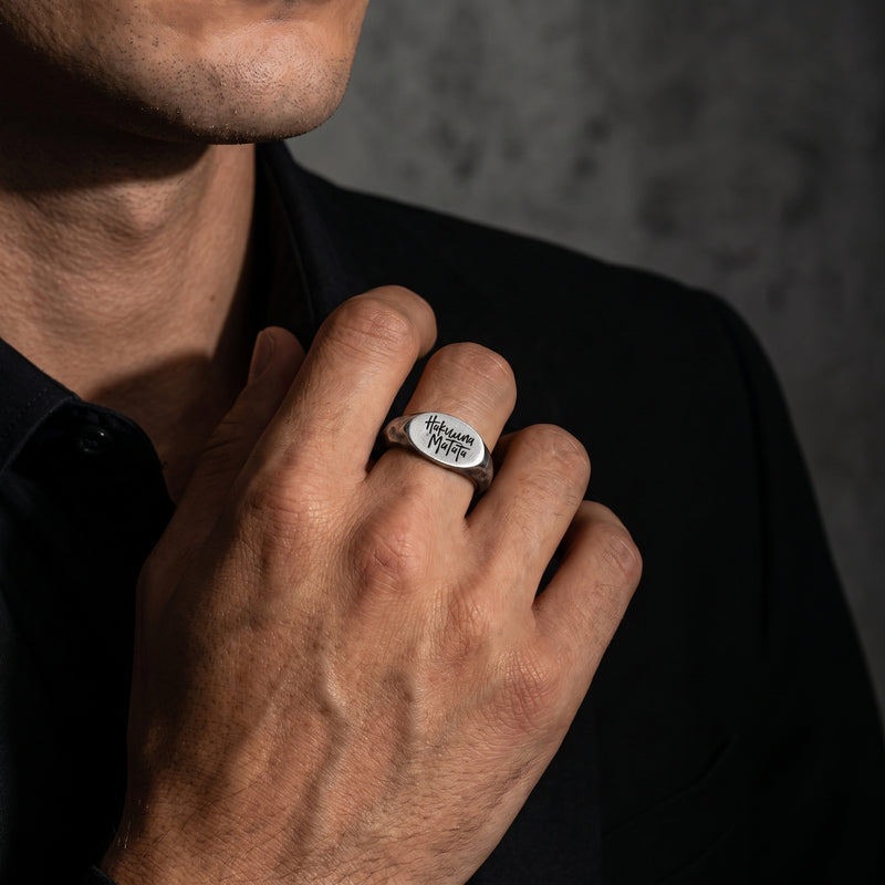 The Hakuna Matata Signet Ring