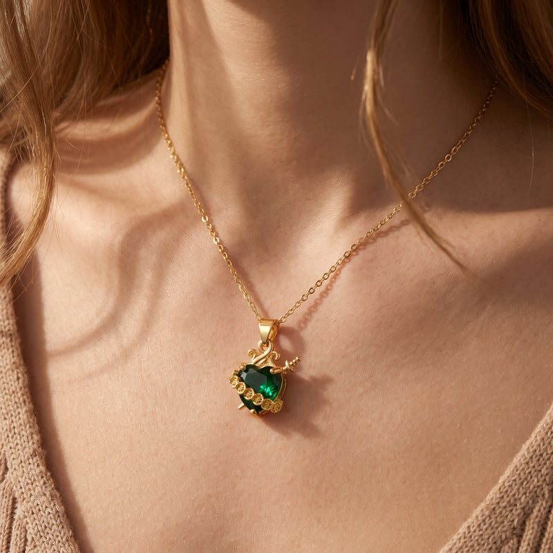 The Emerald Devotion Necklace