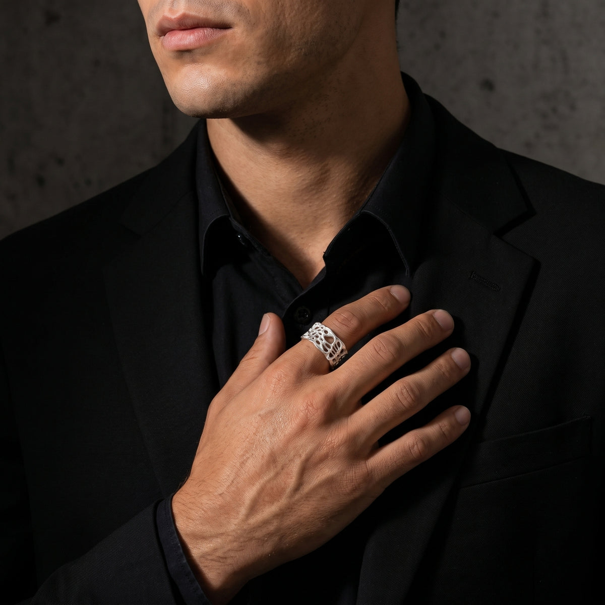 The Matrix Open Band Ring