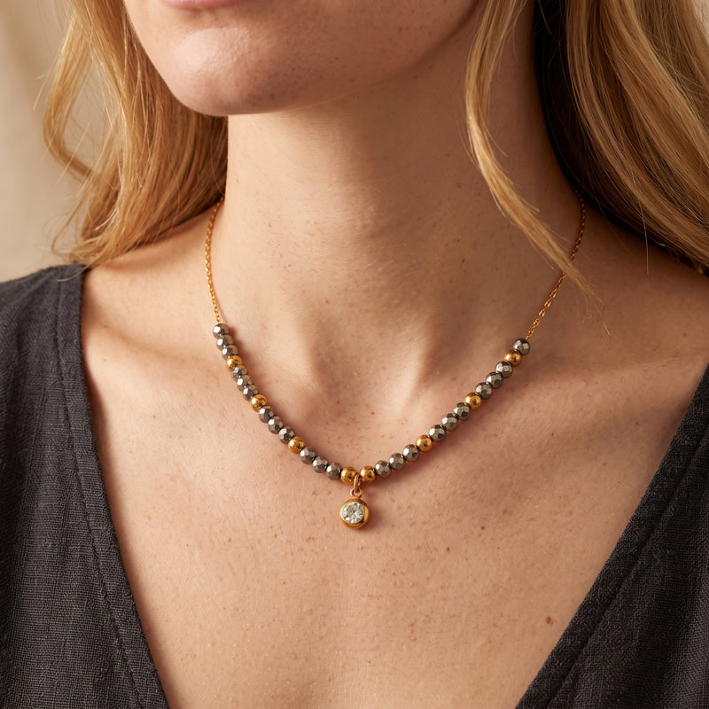 The Solis Beaded Necklace