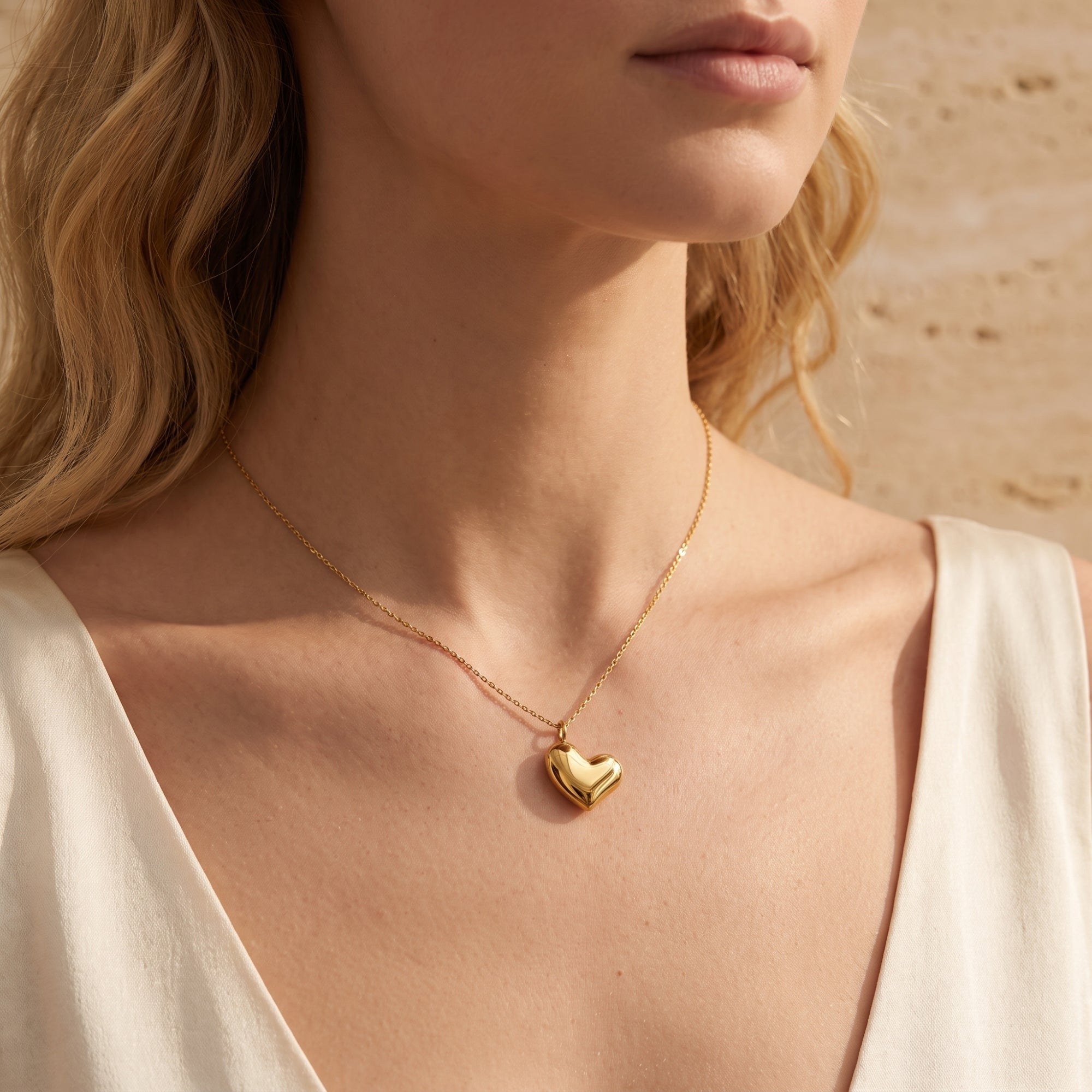 The Puffed Heart Necklace