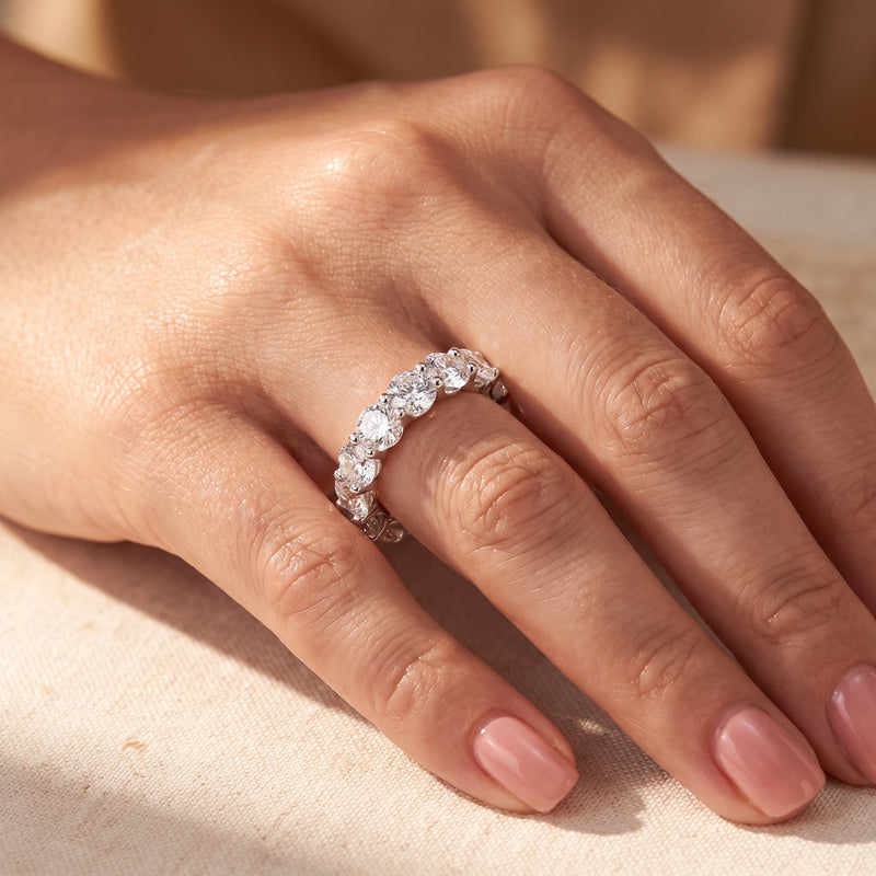 The Eternity Shared Prong Ring