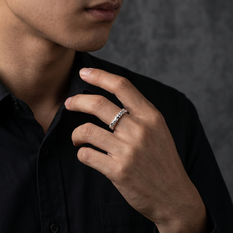 The Carved Open Band Ring