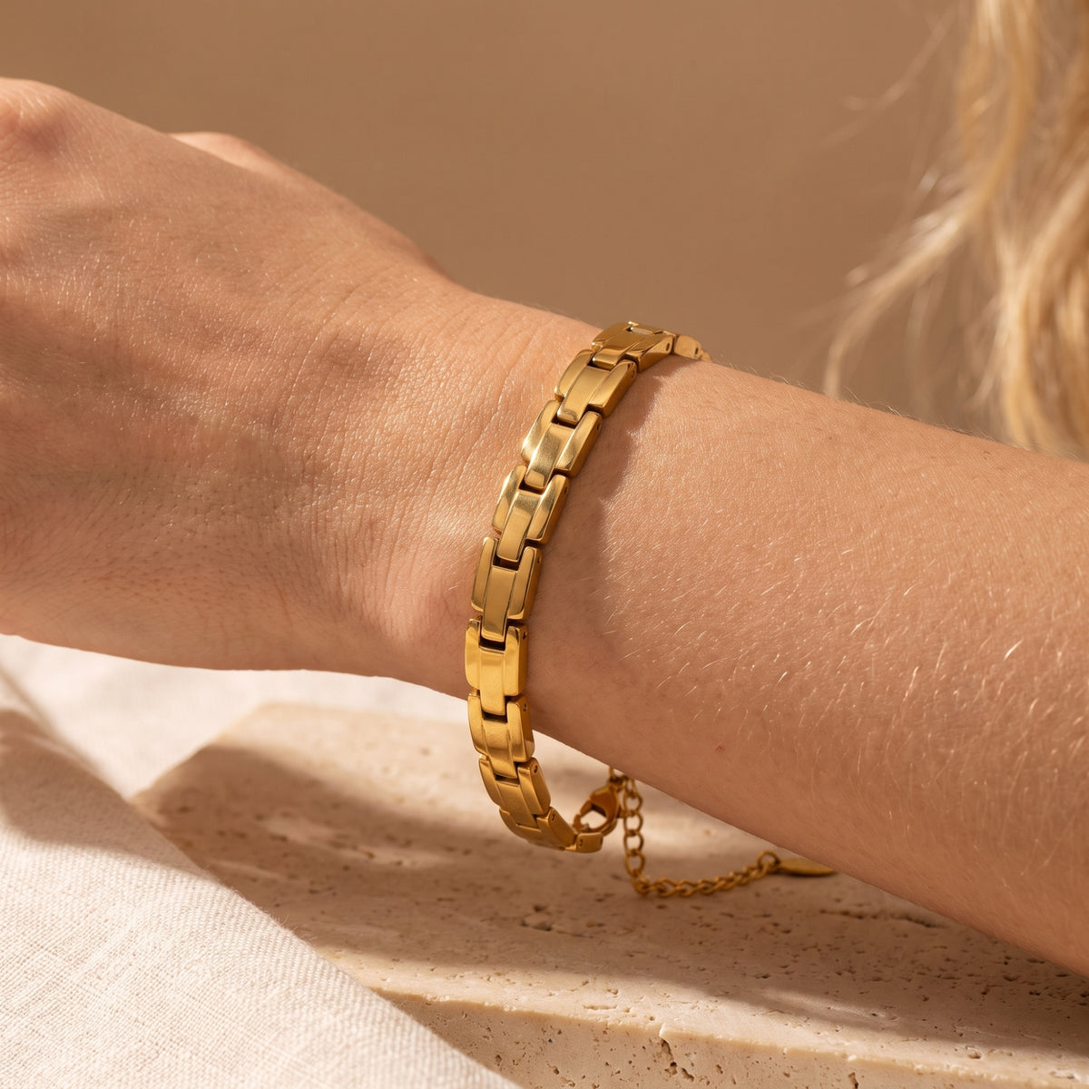 The Block Link Statement Bracelet