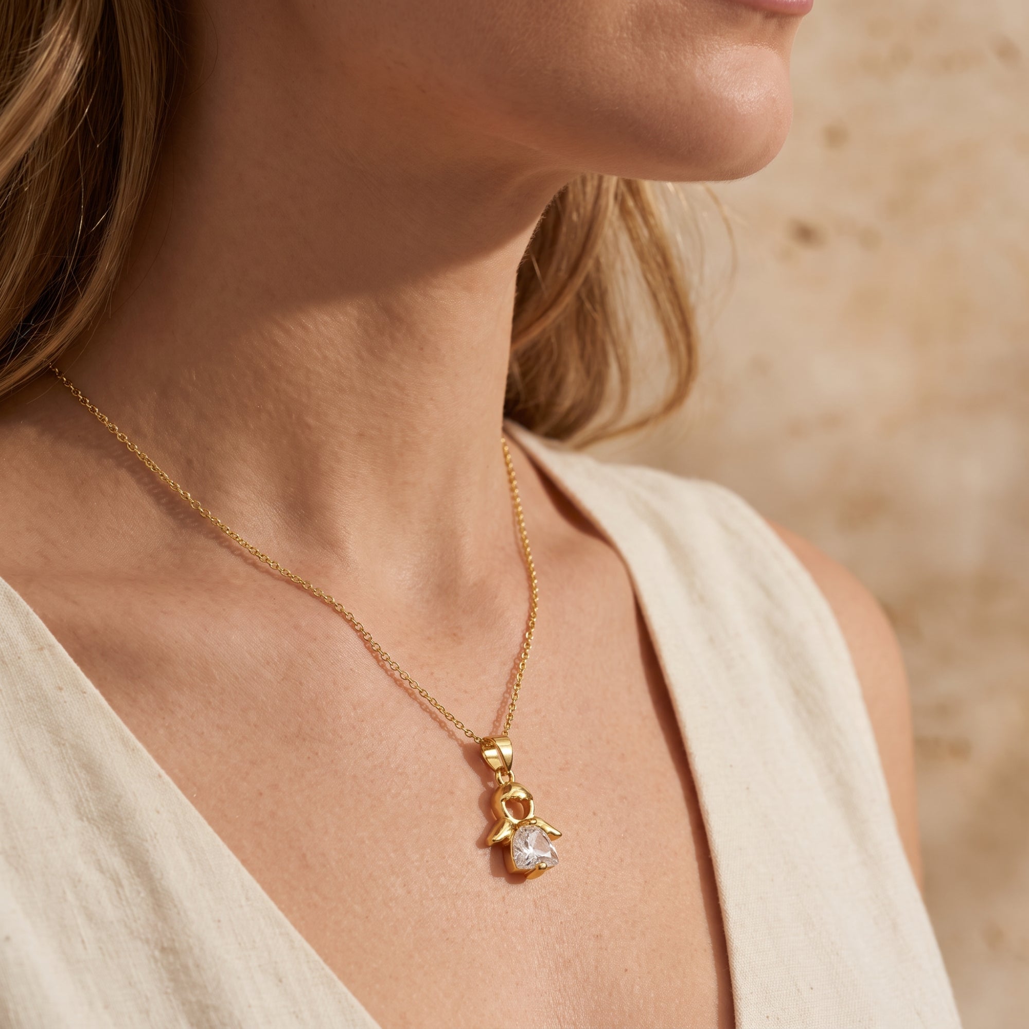 The Seraphina Angel Necklace