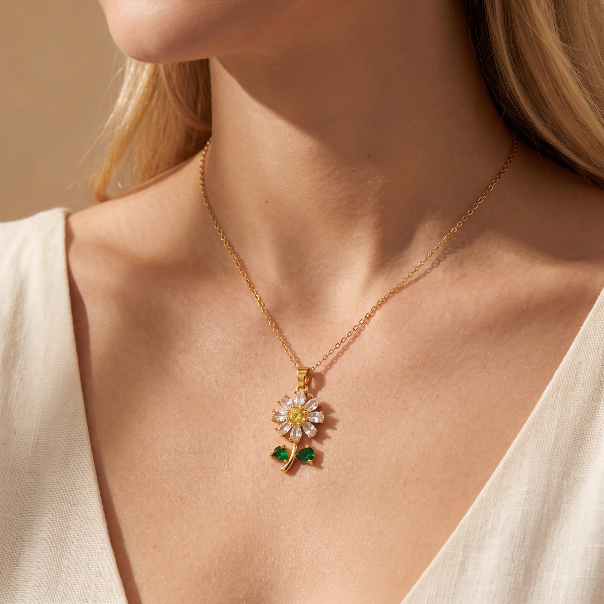 The Daisy Pendant Necklace
