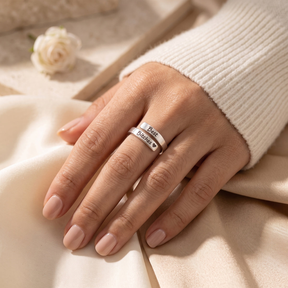 The Engraved Bypass Ring
