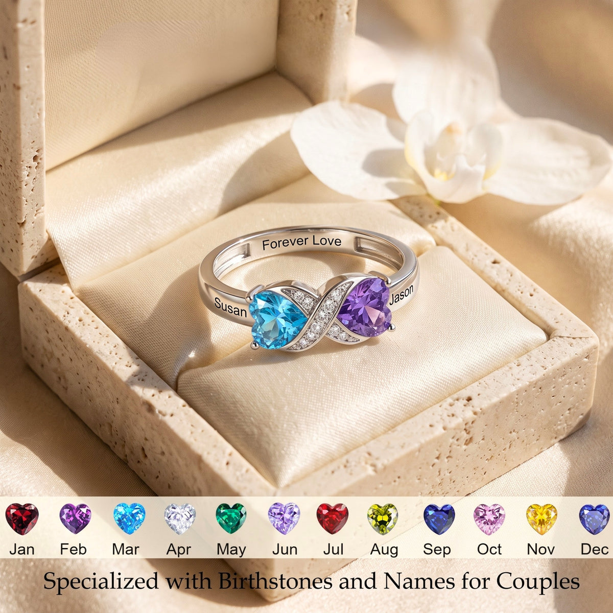 The Infinity Heart Promise Ring