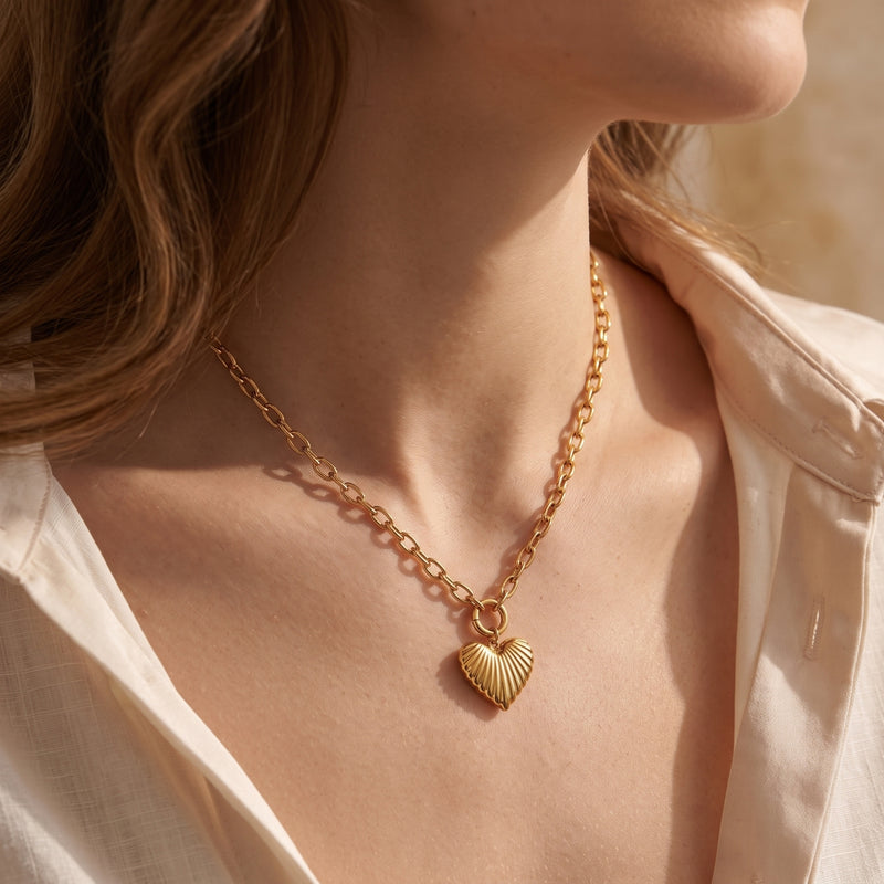 Collier pendentif cœur Verona