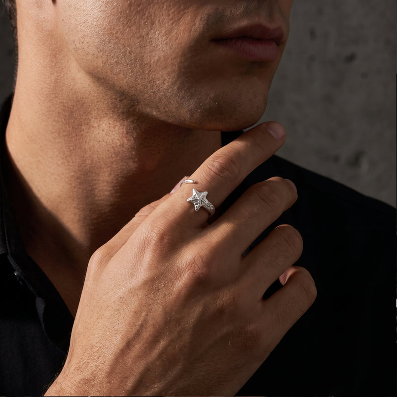 The Celestial Star Open Ring