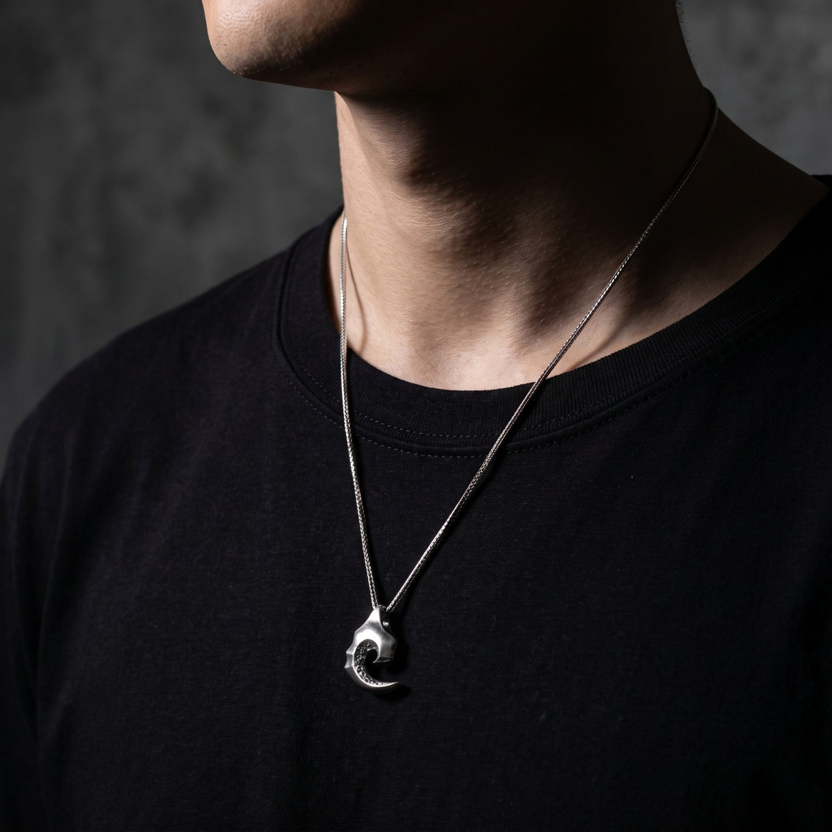 The Tidal Scroll Necklace