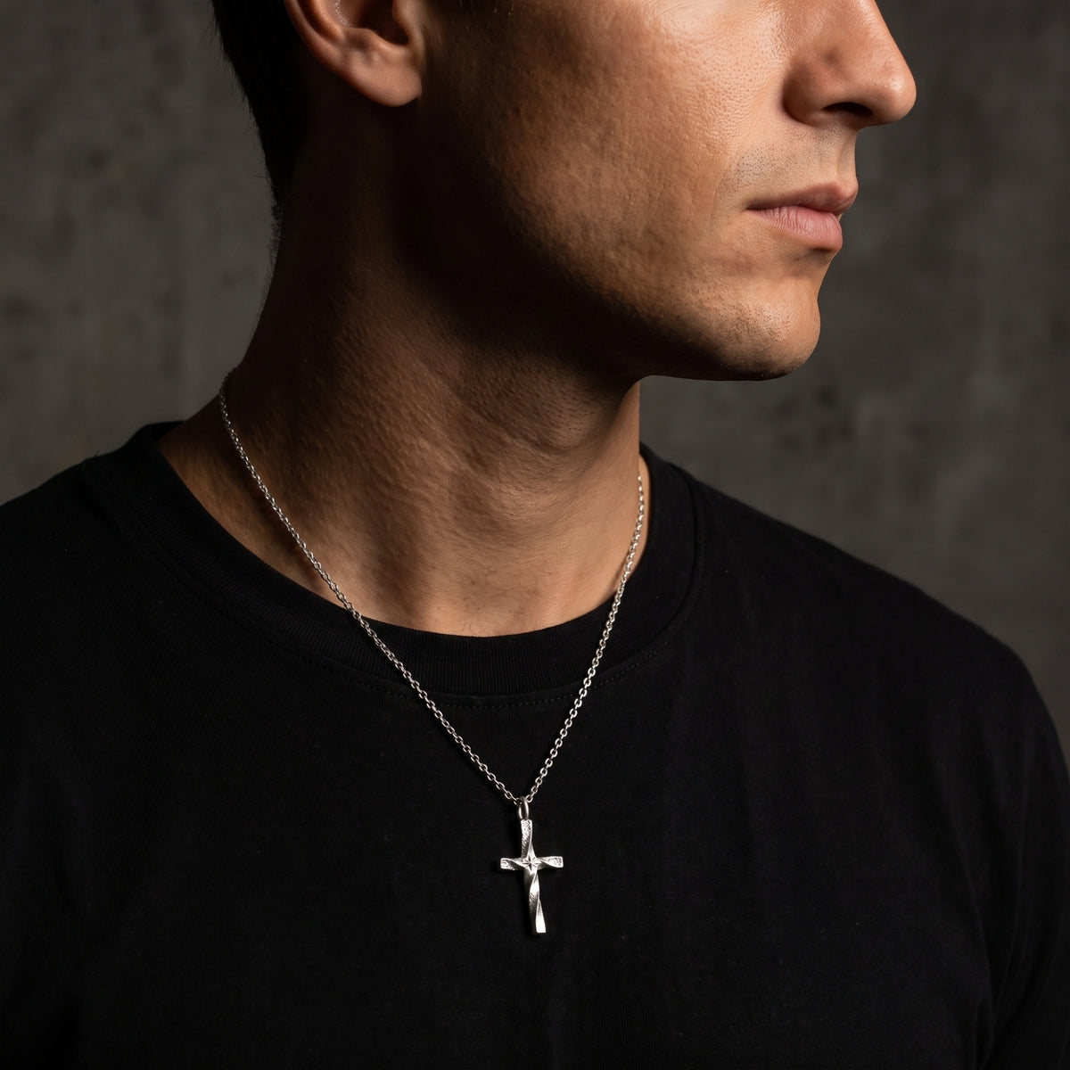 The Twisted Cross Necklace