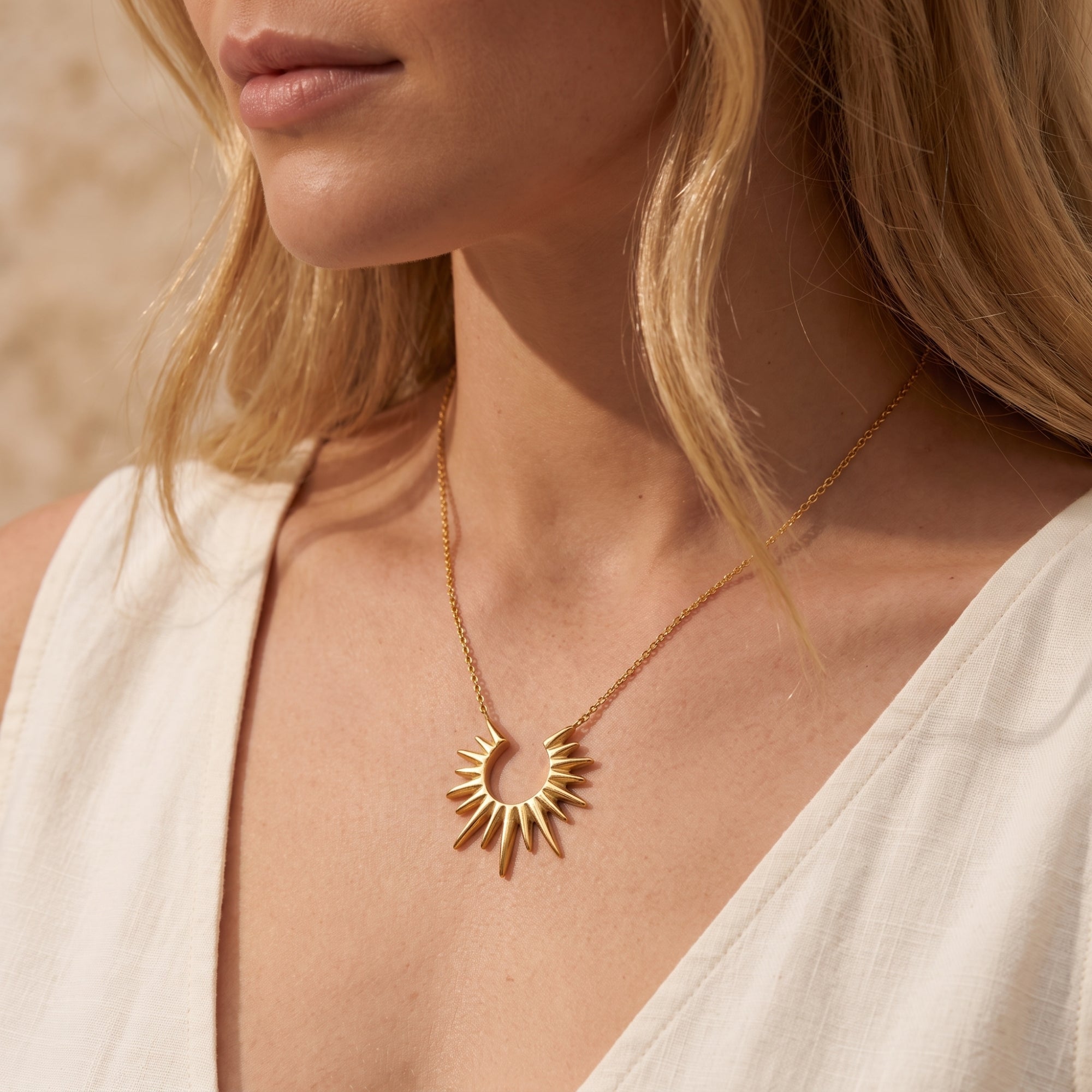 The Solar Sunburst Necklace
