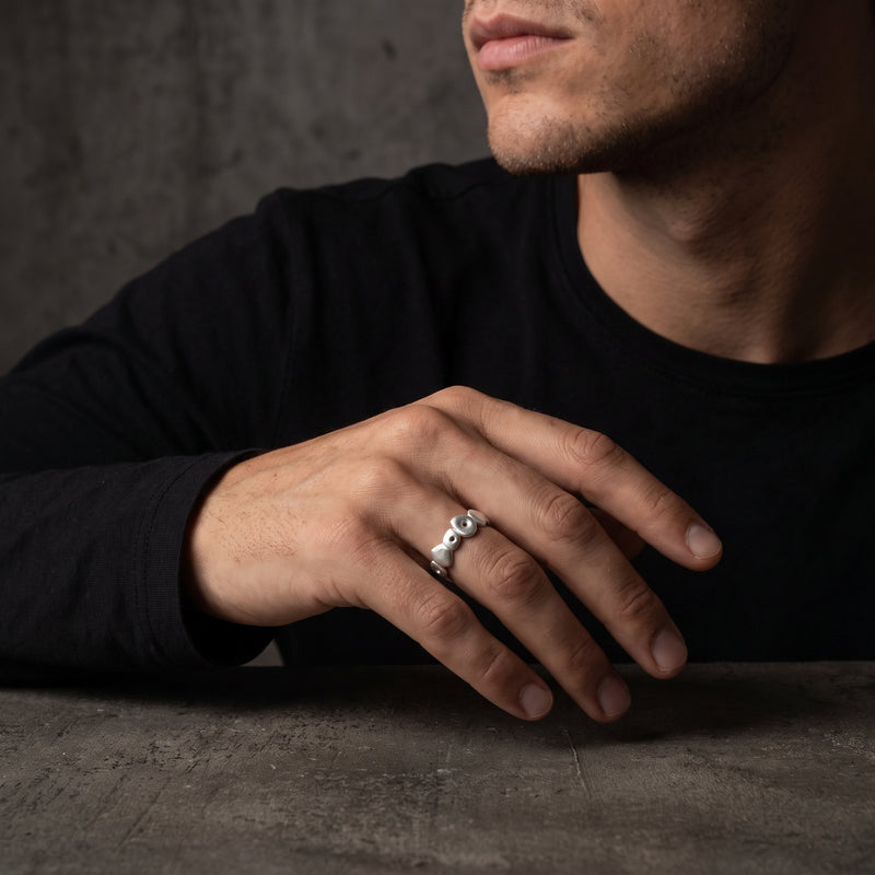 The Pebble Open Band Ring