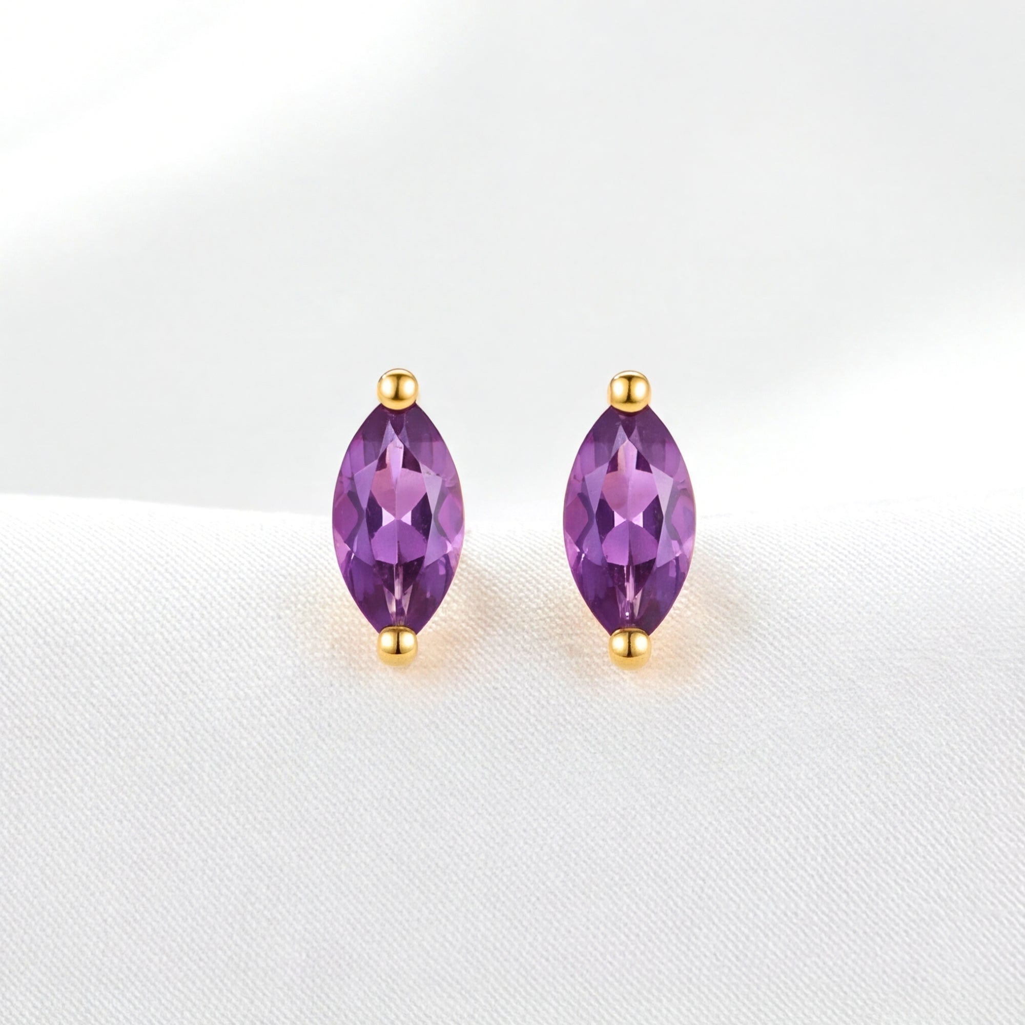The Marcella Studs - 18K Gold Vermeil