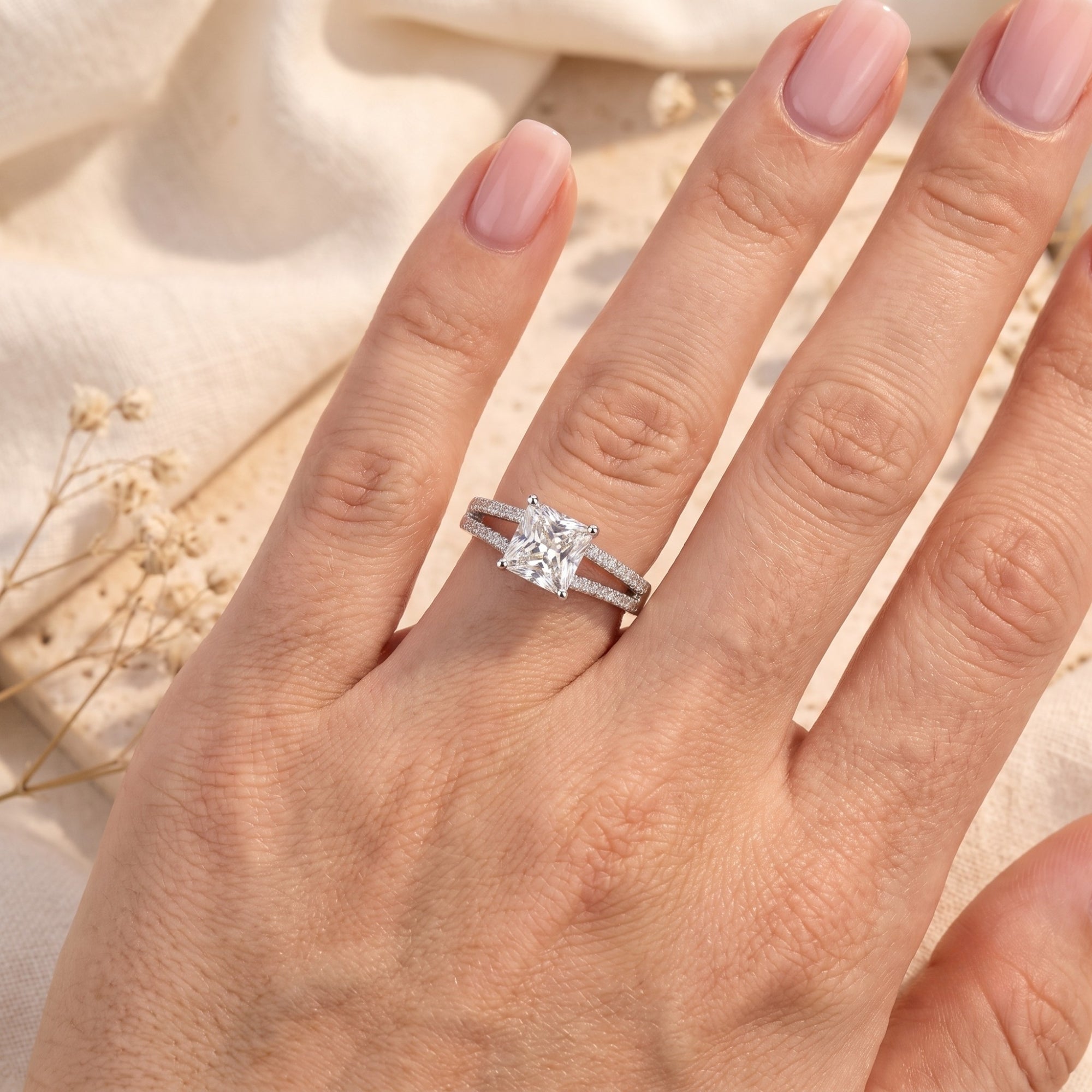 The Split-Shank Solitaire Ring