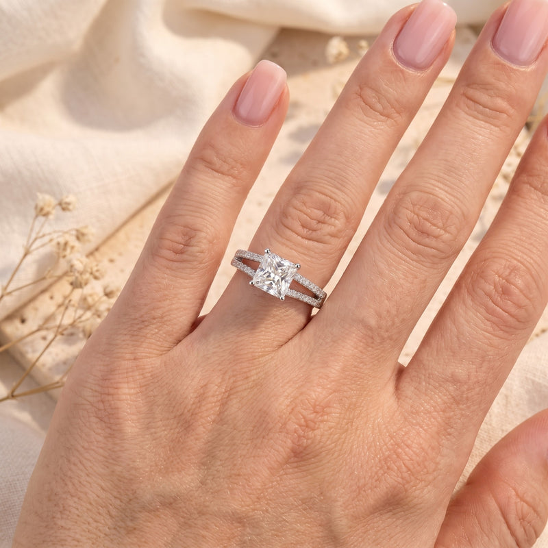 The Split-Shank Solitaire Ring