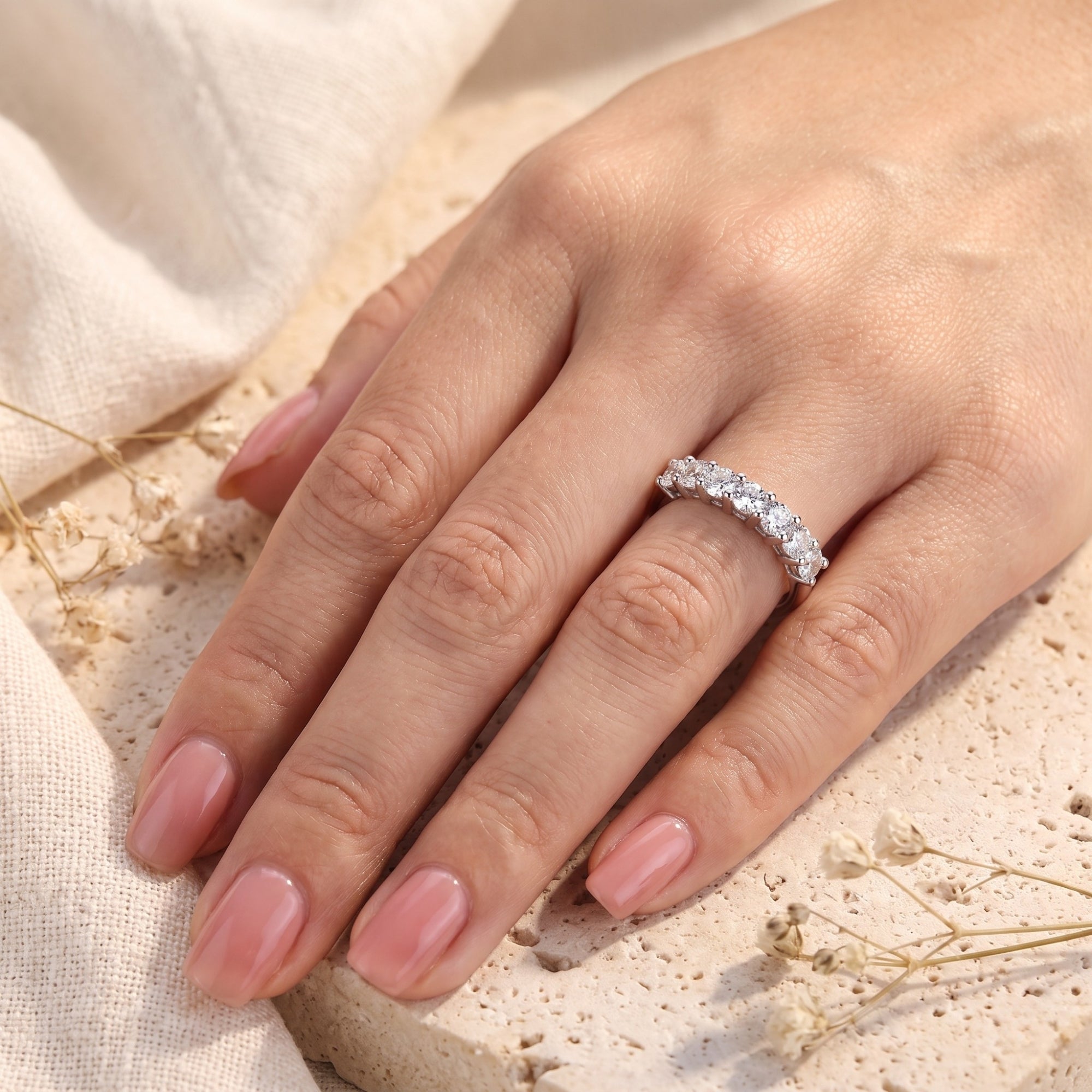 The Seven-Stone Band Ring