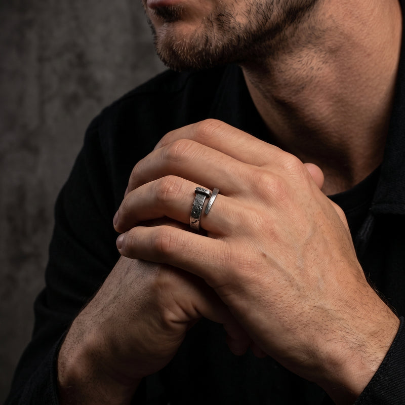 The Forged Nail Ring