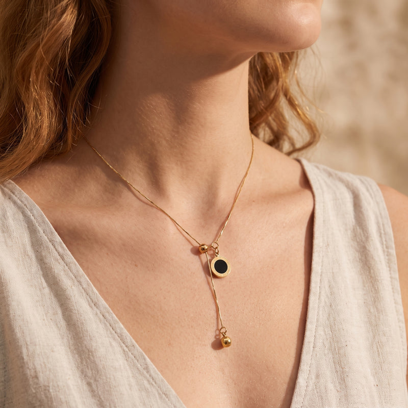 The Meridian Lariat Necklace