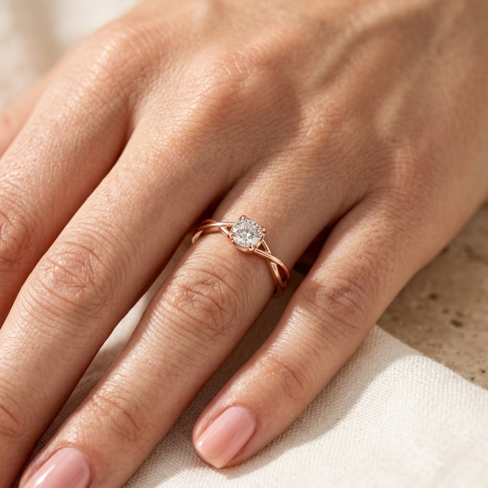 The Calydonia Moissanite Ring