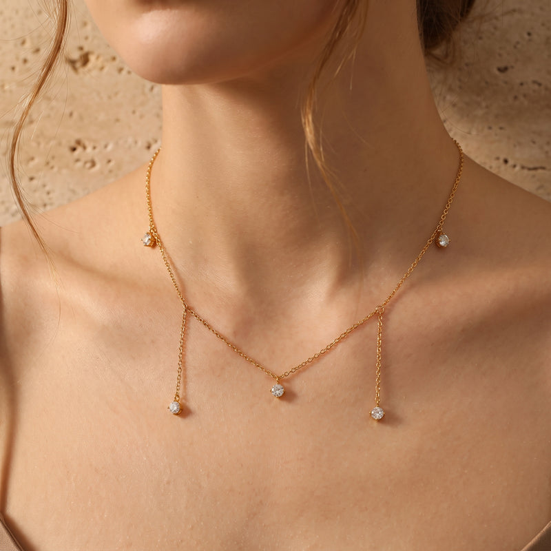 The Shimmering Dewdrop Necklace