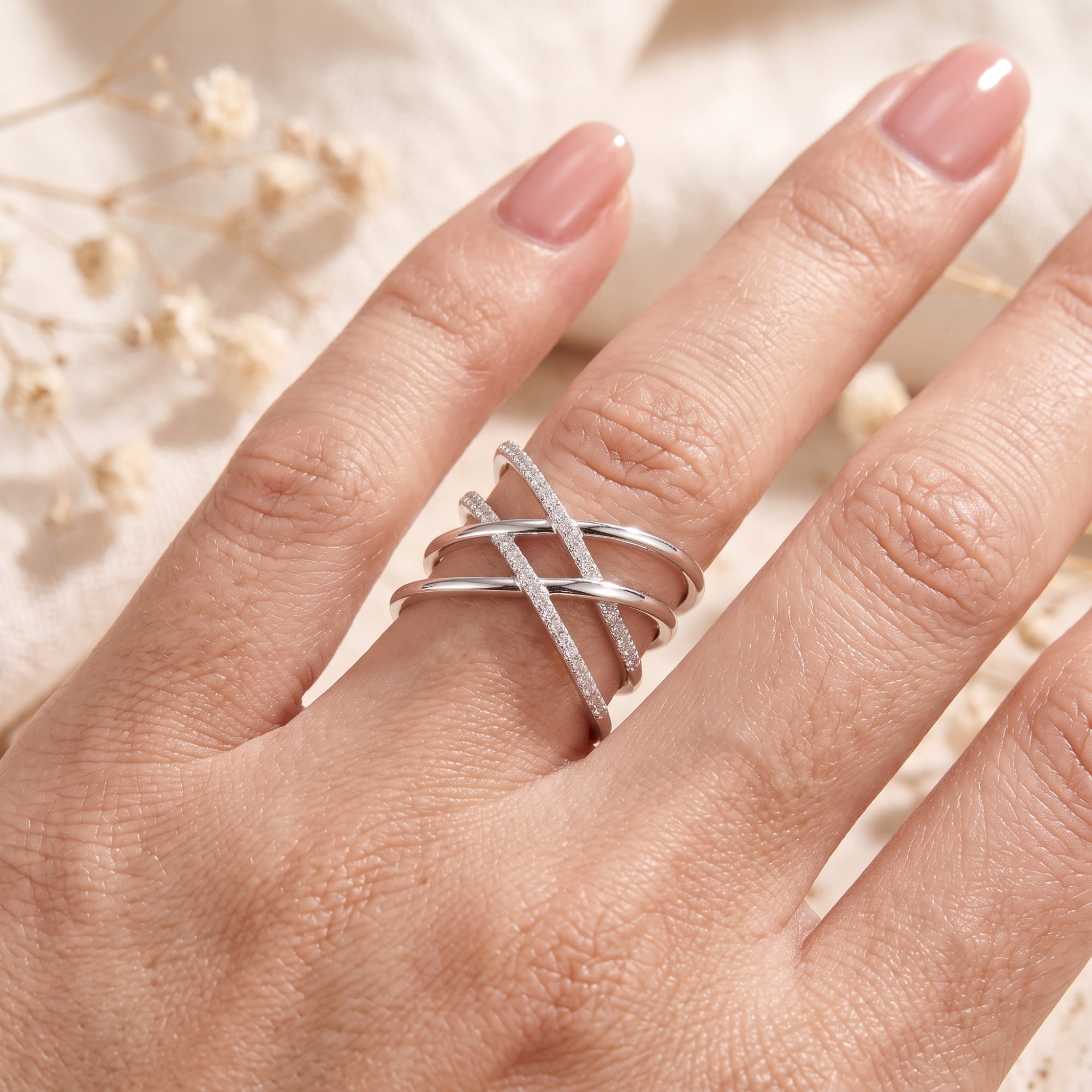 La bague multi-anneaux entrecroisés