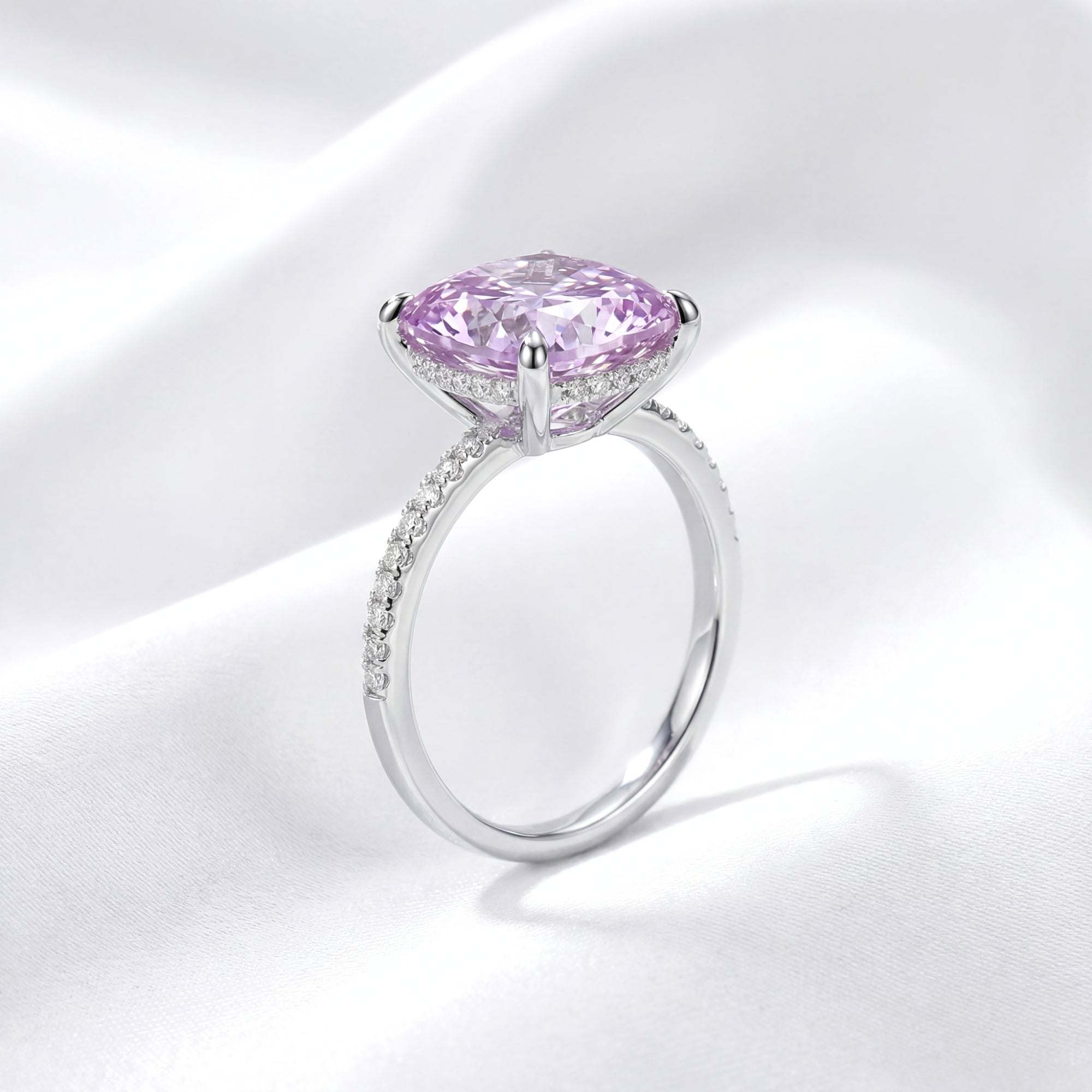 The Ariadne Halo Ring - S925 Sterling Silver