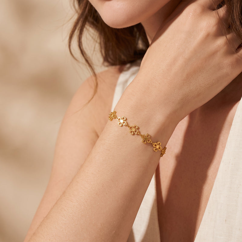 The Four-Leaf Station Bracelet