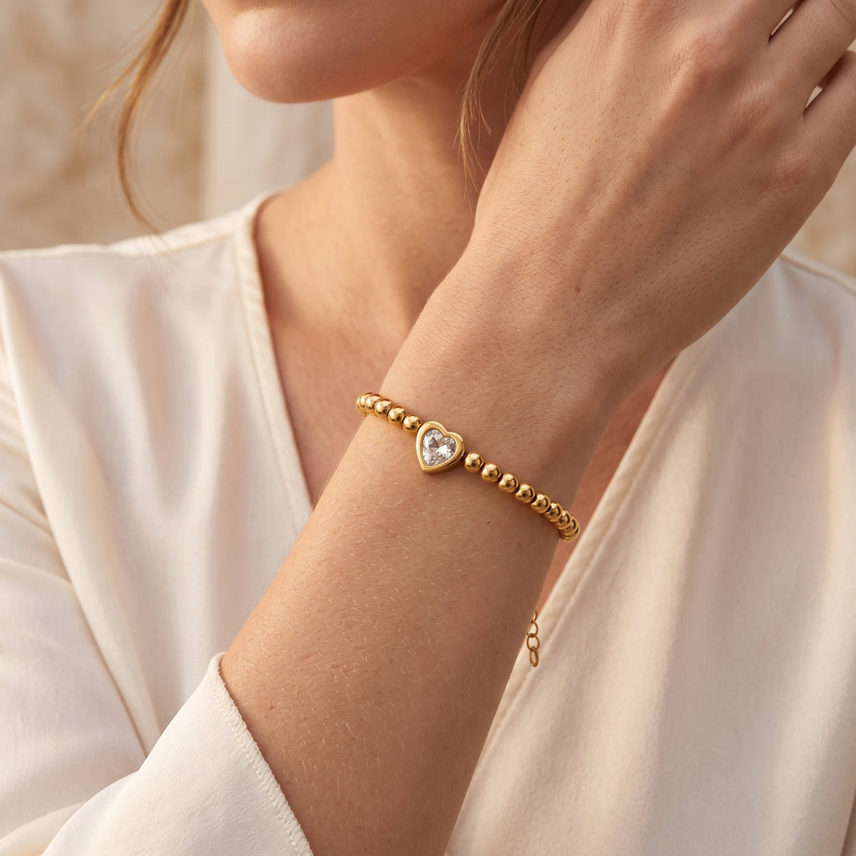The Heart Beaded Bracelet
