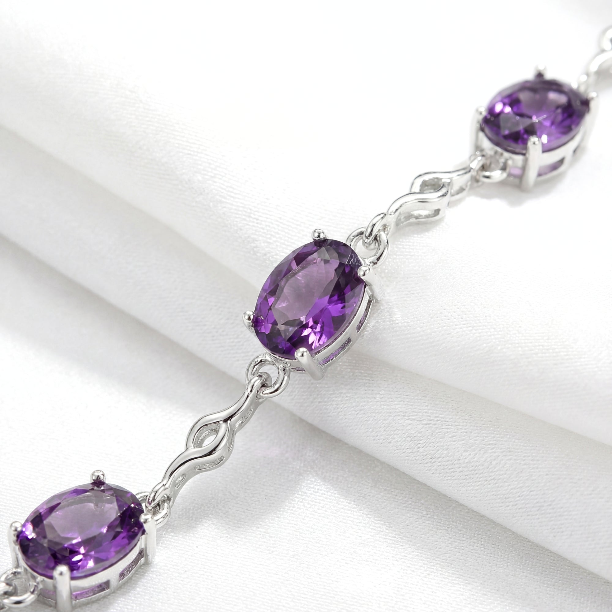 The Estella Station Bracelet - S925 Sterling Silver