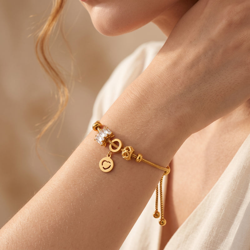 The Heart Charm Bracelet