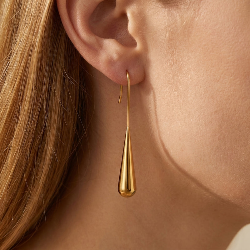 The Tapered Teardrop Earrings