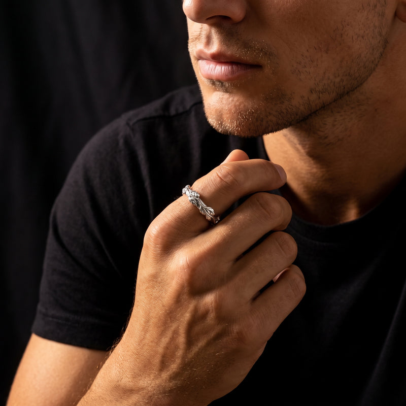 The Laurel Open Band Ring