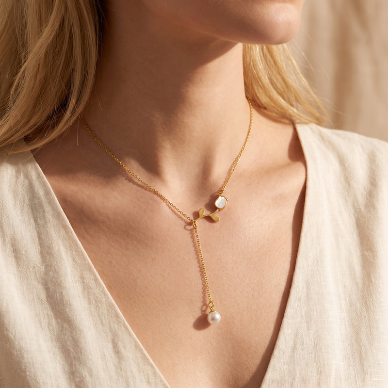 The Tulip Lariat Necklace