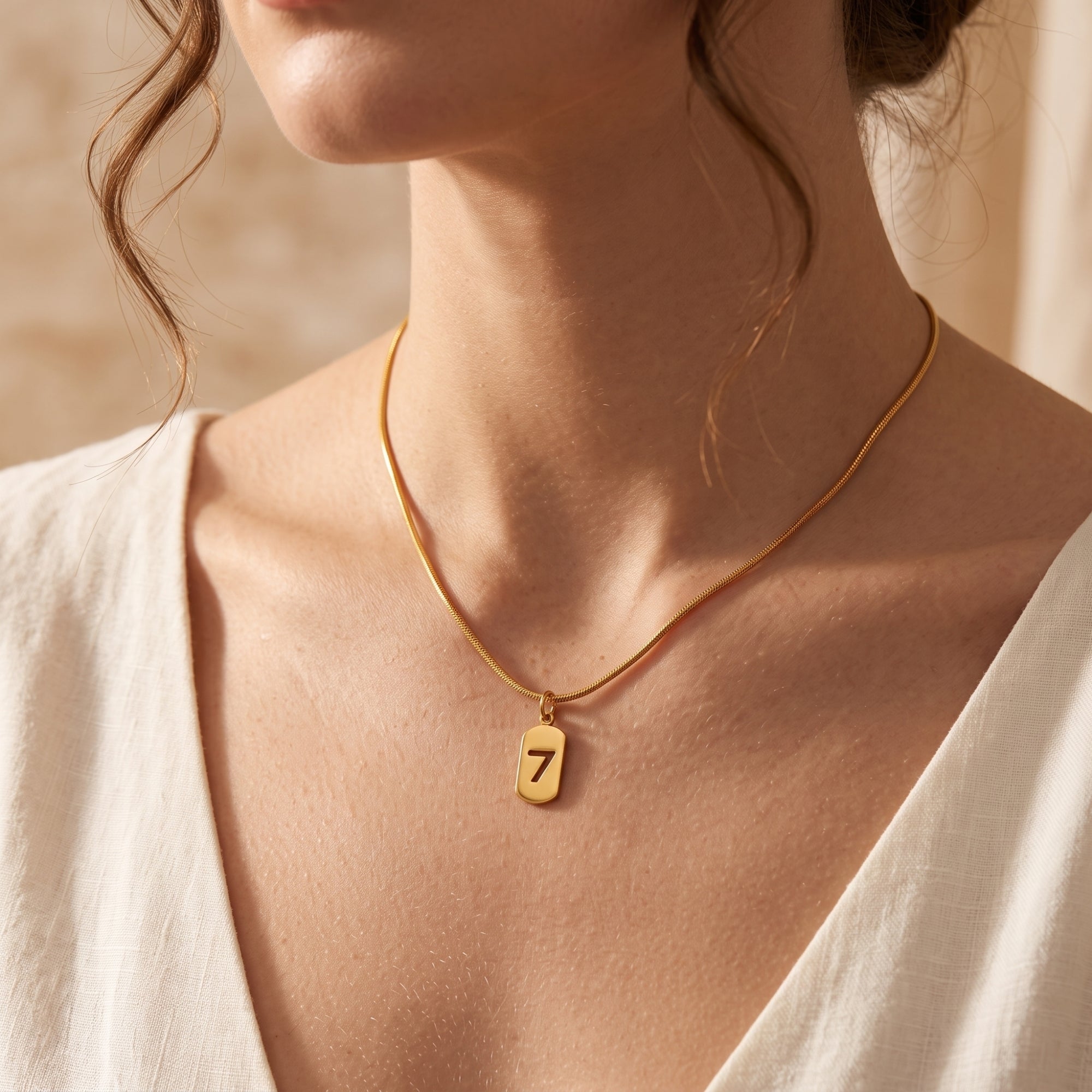 The Lucky Seven Pendant Necklace