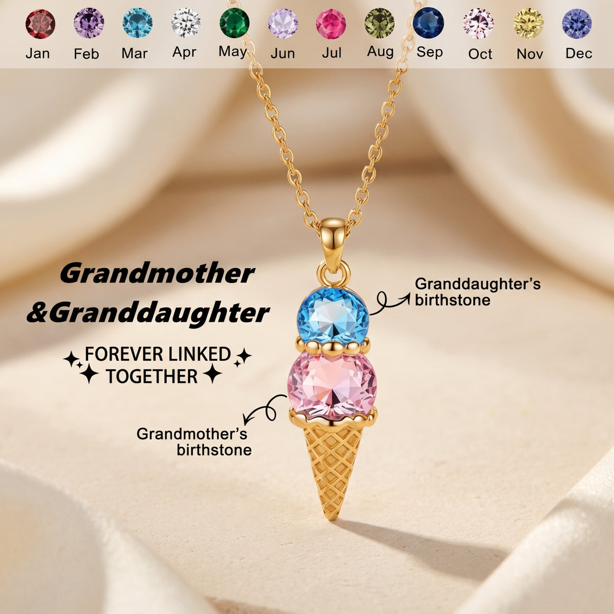 The Sweetheart Ice Cream Necklace