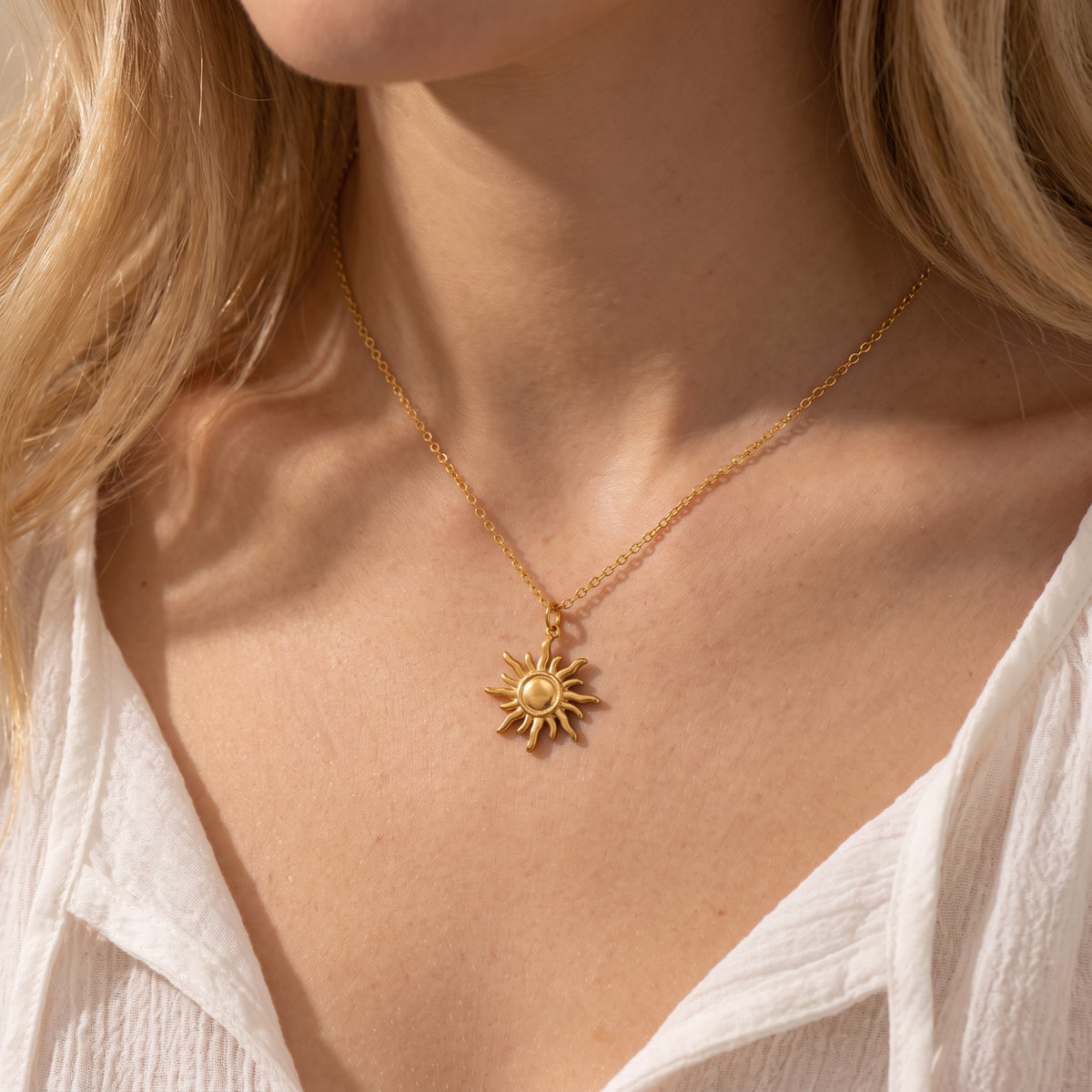 The Sunburst Pendant Necklace