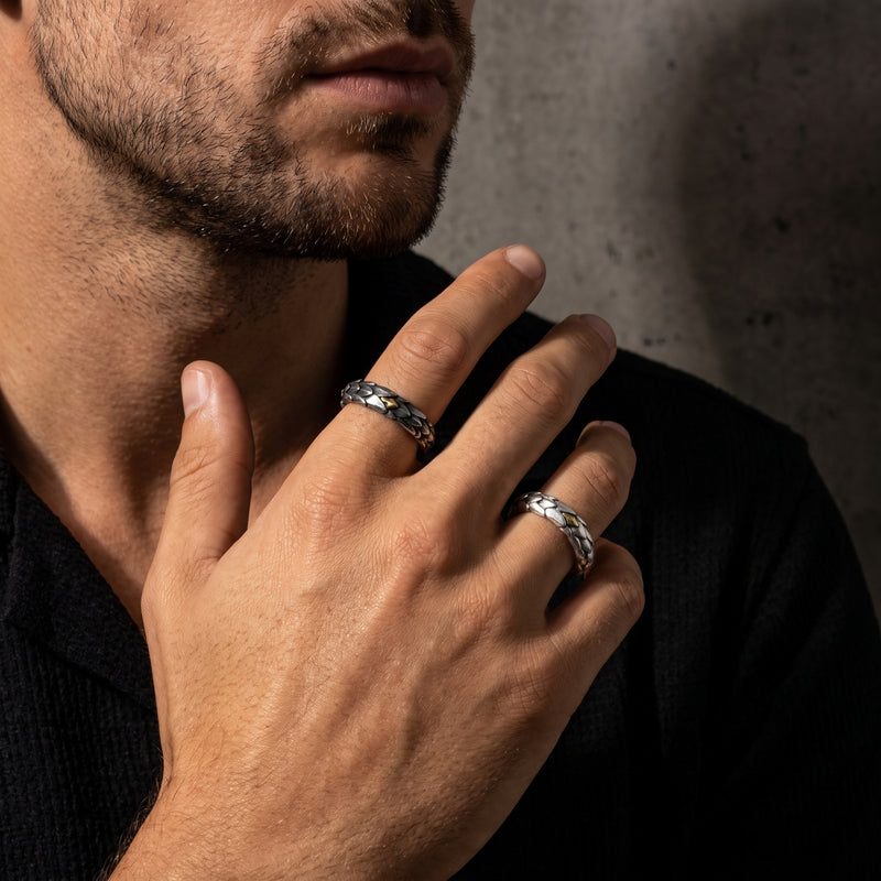 The Dragon Scale Open Ring