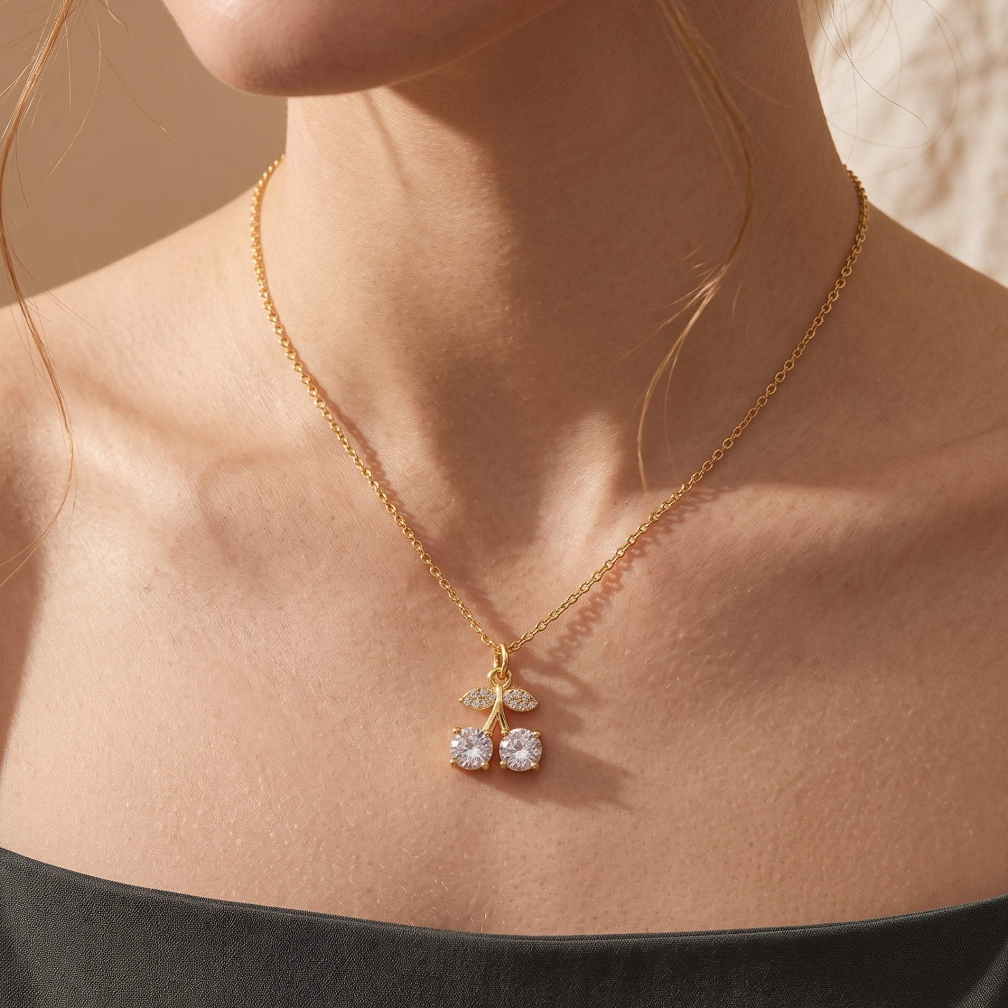 The Crystal Cherry Necklace