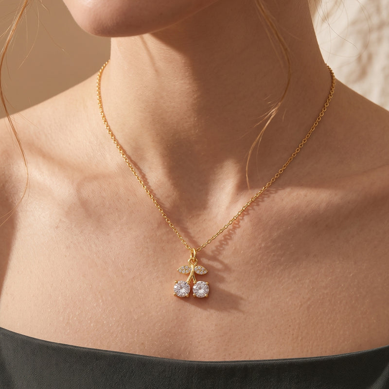The Crystal Cherry Necklace
